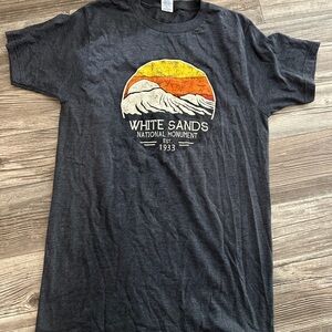White Sands National Monument Graphic Tee - Charcoal
